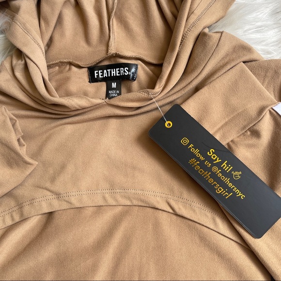 NWT ⭐️ Super Crop Track Hoodie Sz SMALL - Picture 4 of 7